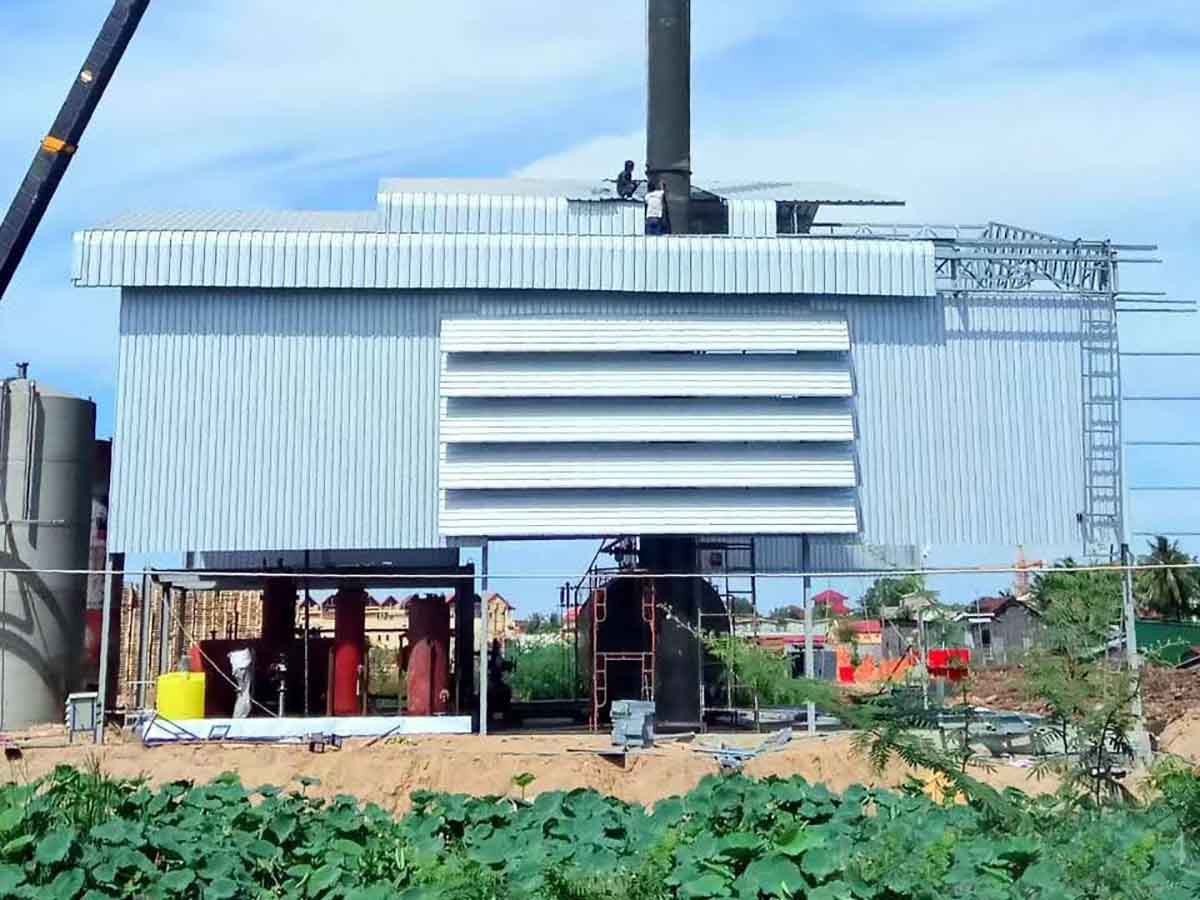 柬埔寨飲料廠15噸燃氣鍋爐